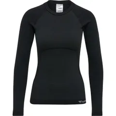 ヒュンメル レディース トップス Tシャツ Hummel Seamless Tight Shirt Black ブラックのサムネイル