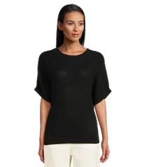 トッミーバハマ レディース アウター ニット・セーター リネン Tommy Bahama Zandra Linen French Sleeve Sweater Black ブラックのサムネイル