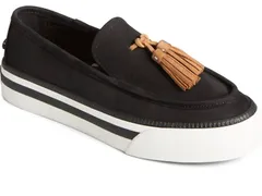 【送料無料】 スペリー レディース スリッポン・ローファー シューズ Sea Sailor Platform Black Leather