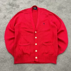 100 ポロ ラルフローレン 90s コットン カーディガン