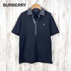 BURBERRY LONDON ポロシャツ 三陽商会製 ノバチェック ブラック - メルカリ