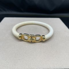 サルヴァトーレフェラガモ ロゴ シルバーカラーバングル 保存袋付