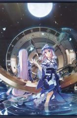 絵師100人展11 藤ちょこ かぐやひめ 卓上屏風 - メルカリ