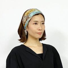 新品・未使用】45R 細長いスカーフ わかめ 花柄 - メルカリ