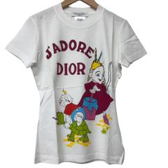 極美品 ガリアーノ期 クリスチャンディオール Tシャツ 人魚 ホワイト M
