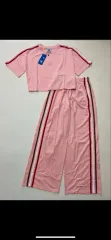 アディダス トレーニングウェア セット ピンク 90 95 新品