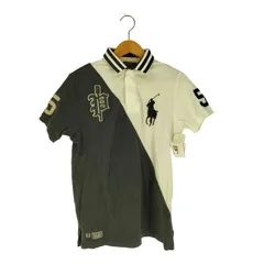 ポロラルフローレン POLO RALPH LAUREN ビッグポニー刺繍 ツートン 鹿の子ポロシャツ メンズ import：S 