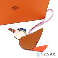 プティアッシュ ptith エルメス 翼のある車 マットクロコ チャーム 
