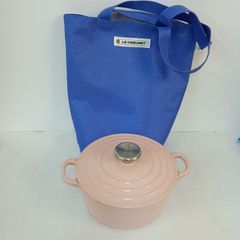 未使用品 Le Creuset ココットロンド シフォンピンク 14cm 鍋 - メルカリ