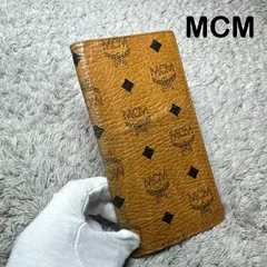 MCM エムシーエム 長財布 レザー シグネチャー ブラウンのサムネイル