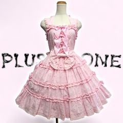 ベイビー　さくらんぼキャンディジャンパースカート さくらんぼキャンディジャンパースカート ピンク系 BABY,THE STARS