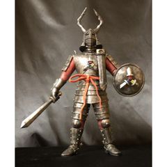 中世騎士甲冑 プレートアーマーオブジェ - メルカリ