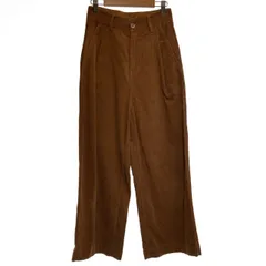 【中古】　URBAN RESEARCH DOORS　コーデュロイパンツ　ジップフライ　無地　細畝　ストレート　古着　/2406