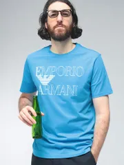 EMPORIO ARMANI (エンポリオアルマーニ) メンズ Tシャツ 半袖 ボールドロゴのサムネイル