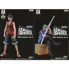 ワンピース DRAMATIC SHOWCASE　～2nd season～ vol.3　全2種セット（モンキー・D・ルフィ/ゾロ）のサムネイル