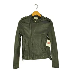 ステュディオス STUDIOUS ラムレザー チンストラップ ダブルライダースジャケット メンズ JPN：M 