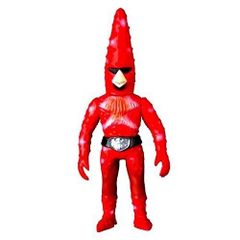美品 メディコム トイ デビルマン レトロデザイン版 マスク取れ ソフビ
