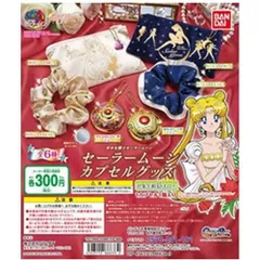 ガシャポン 美少女戦士セーラームーン カプセルグッズ 全6種セットのサムネイル