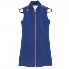 DESCENTE GOLF 紺 ネイビー ワンピース M - メルカリ