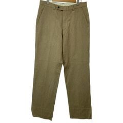 Willis & GeigerリネンパンツUSA製TALONジップ38 ベージュ - メルカリ