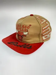 【中古品】 USED 90S CHICAGO BULLS MULTI COLOR SNAPBACK CAP キャップ 帽子 【185-260415-AS-45-min】