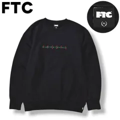 エフティーシー FTC SEARCH＆DESTROY CREW NECK リバースウィーブ タイプ REVERSE WEAVE TYPE スウェット トレーナー 裏起毛 XL ブラック メンズのサムネイル