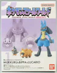 バンダイナムコ ポケモンスケールワールド シンオウ地方2 ポケットモンスター ムックル&ビッパ&ルカリオ 1