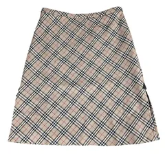 180053 現状品 Burberry’s バーバリーズ BLUE LABEL サイドスリットスカート 38