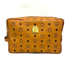 MCM ボディバッグ ウエストポーチ ブラウン - メルカリ