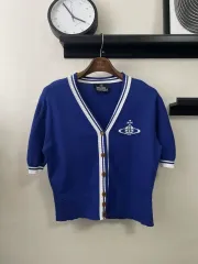 Vivienne Westwood ヴィヴィアン・ウエストウッド ブルー カーディガン L