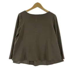 OPAQUE オペーク ボートネック プルオーバーブラウス size38/M/ダークカーキのサムネイル