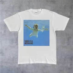 ニルヴァーナ NIRVANA ネバーマインド NEVERMIND バンドTシャツ バンT ホワイト BB027