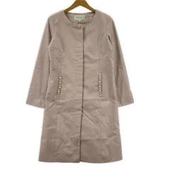 PROPORTION BODY DRESSING プロポーションボディ ドレッシング パール ノーカラー ロングコート size2/ライトピンクのサムネイル