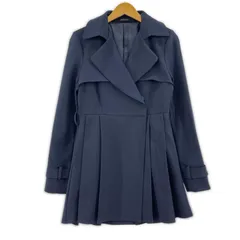 EGOIST エゴイスト プリーツ トレンチコート size1/ネイビーのサムネイル