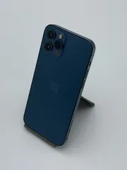 【中古・フレームキズ有・バッテリー劣化・画面キズ有】iPhone 12 Pro 512GB パシフィックブルー SIMロック解除済
