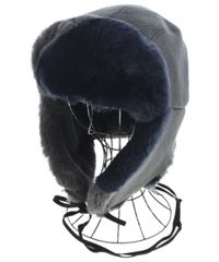 amachi .ラビットファー帽子 amachi. リアルラビットファーフライトキャップ - メルカリ
