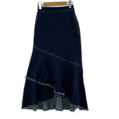 AZUL by moussy アズールバイマウジー マーメイド デニム フレアスカート sizeS/インディゴのサムネイル
