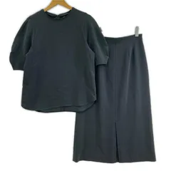 UNTITLED アンタイトル ブラウス＆スカートセットアップ (スカート) size2/ダークグレー