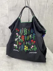 BALL＆CHAIN ボールアンドチェーン 花柄 刺繍 エコ バッグ SEKINE SHOGO セキネショウゴ /ブラック ■■ レディース