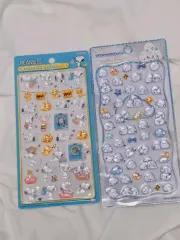 スヌーピー オモクヌニ ボンボンドロップ ステッカー