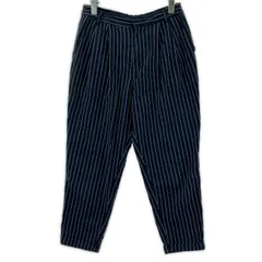 OPAQUE.CLIP オペーク ドット クリップ ストライプパンツ sizeM/ネイビー×ホワイト