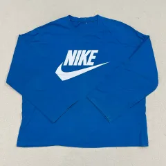 (実寸確認) NIKE ロゴ ロングスリーブ 長袖Tシャツ 0415-2