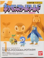 バンダイ ポケモンスケールワールド シンオウ地方 ポケットモンスター ナエトル&ポッチャマ&ポッタイシ 1