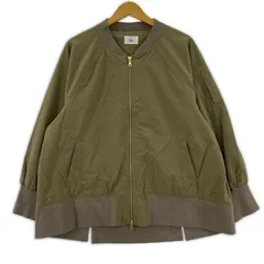 siro de labonte シロデラボンテ MA-1 スリットヘムジャケット sizeM/カーキ