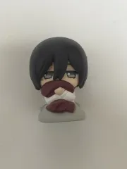 進撃の巨人のミカサおねむたんガチャフィギュア