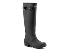 ハンター レディース シューズ ブーツ・レインブーツ トール HUNTEROriginal Back Adjustable Tall Rain Boot Womens Black ブラック