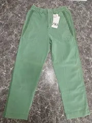 (新品) ZARA ザラ ハイウエスト ポケット パンツ - S