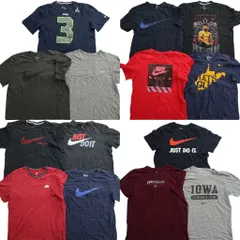 古着卸 まとめ売り NIKE ナイキ Tシャツ 14枚セット ( メンズ L ) プロチーム NFL カレッジ風 人物 カレッジ風 中古 古着 NE4107