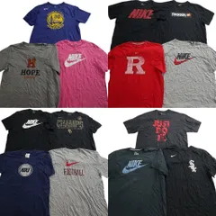 古着卸 まとめ売り NIKE ナイキ Tシャツ 14枚セット ( メンズ XL ) プロチーム NBA MLB スウォッシュロゴ ホワイトソックス 中古 NE4110