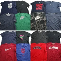 古着卸 まとめ売り NIKE ナイキ Tシャツ 16枚セット ( メンズ 2XL/3XL ) スウォッシュ アーチロゴ カレッジ風 中古 古着 NE4113